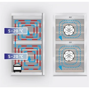 Caso rashladna vitrina za vina WineComfort 66-3